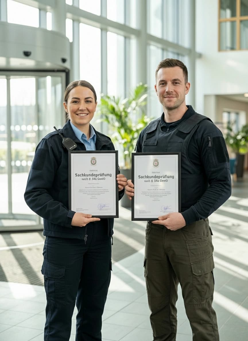 Sicherheitsfachkraft bei der Arbeit